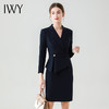【新品预售】IWY/西装连衣裙女装秋装新款气质职业装修身显瘦女神范修身裙子Q12355 商品缩略图2