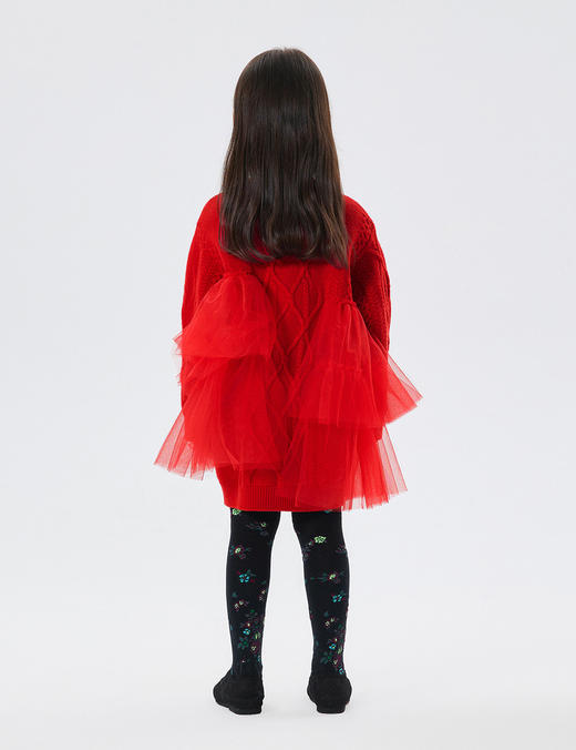 JNBY  22年冬款  圆领女童长袖毛衫连衣裙  1MAG11950 商品图5