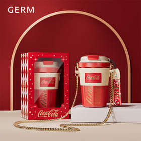 【已下架】GERM格沵 可口可乐联名款圣诞咖啡杯 水杯390ml[福利品]