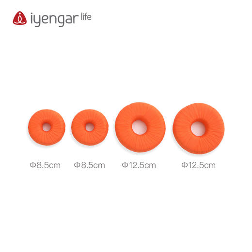 艾扬格life 春板（4个/组）橙色 商品图2