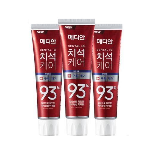 MEDIAN 麦迪安 93新款白色牙膏 120g*3 商品图0