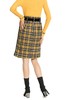 MODERN SHOW 黄色格纹信封裙 4401 商品缩略图3