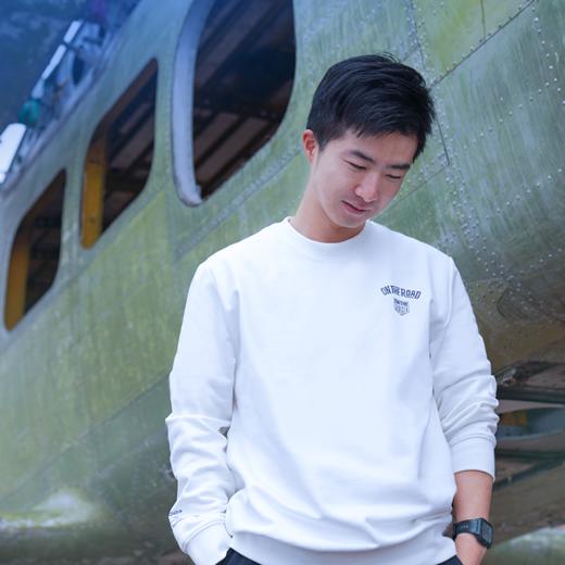 侣行 张昕宇梁红同款 穿越南美卫衣 情侣全棉无帽420重磅秋冬新款 商品图6