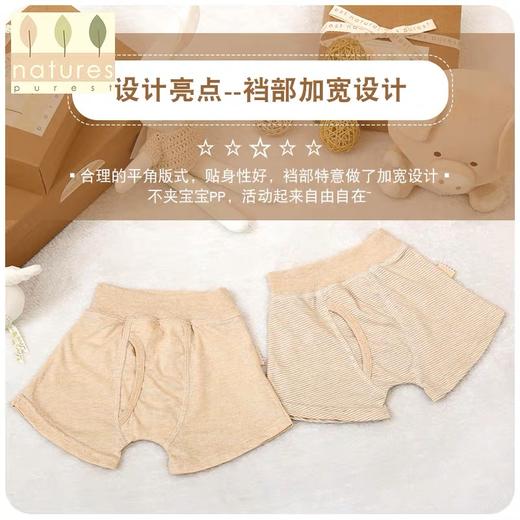 【云粉节】9楼英国natures purest（天然素彩）男宝宝平角内裤彩棉柔软舒适2件装丨吊牌价：198元 商品图3