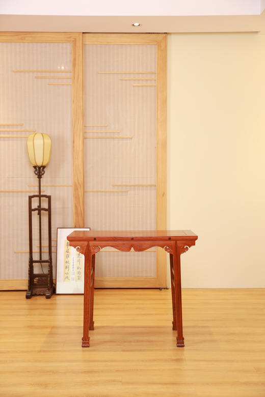 红桥红  家具严选  缅甸花梨（大果紫檀）【90 拍卖款 插肩榫平头案 纪念款】 商品图0