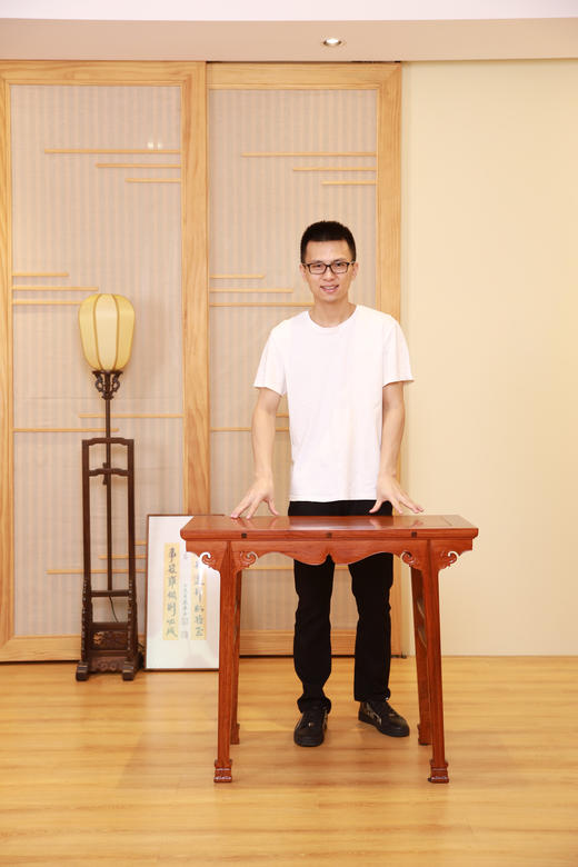 红桥红  家具严选  缅甸花梨（大果紫檀）【90 拍卖款 插肩榫平头案 纪念款】 商品图9