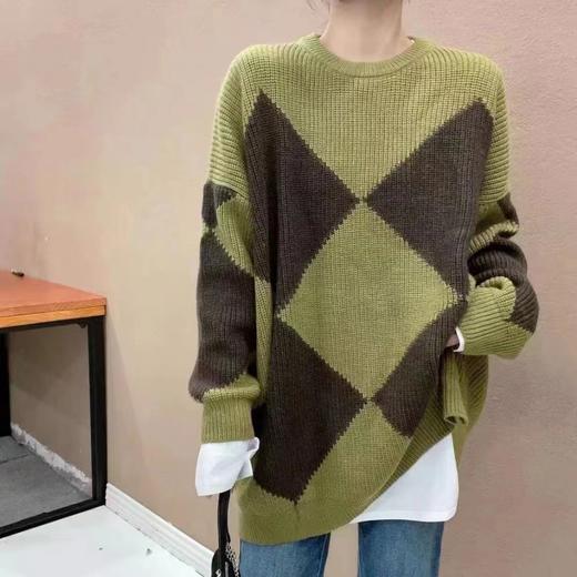 拼色毛衣（千葵） 商品图1