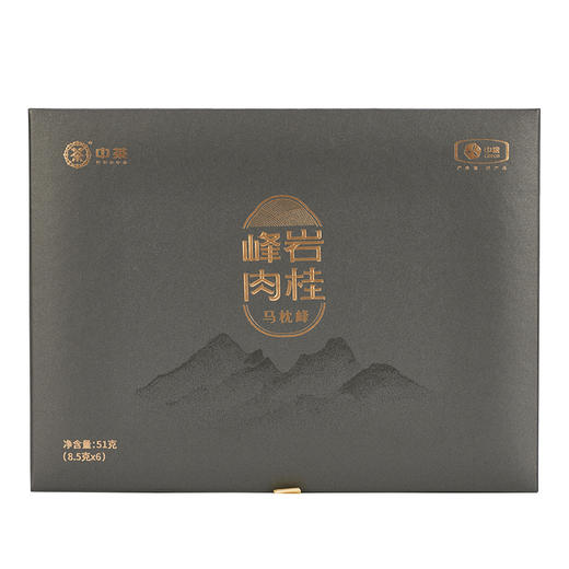 中茶 海堤茶叶 武夷中火 马枕峰岩茶肉桂茶 51克/盒 乌龙茶 商品图0