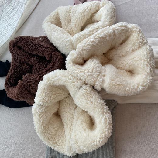 【加绒加厚 保暖御寒】儿童打底裤冬款连脚九分加绒加厚羊羔绒外穿婴儿宝宝女童连裤袜子 商品图3