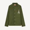 KENZO 高田贤三 男士棉质徽标印花特薄款夹克外套棉服 军绿色 FC65 BL061 9RI 51 商品缩略图0