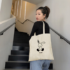 帆布袋 原创环保购物袋2023新款兔年图案 大容量手提包拎书袋子 商品缩略图2
