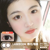 LASEECON / 乖巧/嘿黑 / 美瞳年抛 / 2片入 /  14.5mm  / 明显扩瞳纯色提亮通透妈生感 商品缩略图0