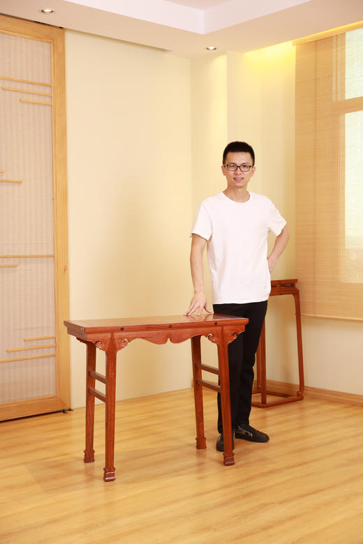 红桥红  家具严选  缅甸花梨（大果紫檀）【90 拍卖款 插肩榫平头案 纪念款】 商品图6