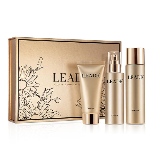 【女神之美 金盏花护肤套盒】金盏花精华水+金盏花精华乳+金盏花洁面乳 发明成分专利 紧实润颜 商品图5