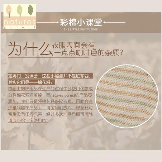 【云粉节】9楼英国natures purest（天然素彩）宝宝有机彩棉连体哈衣爬服男女哈衣两件装丨吊牌价：388元 商品图4
