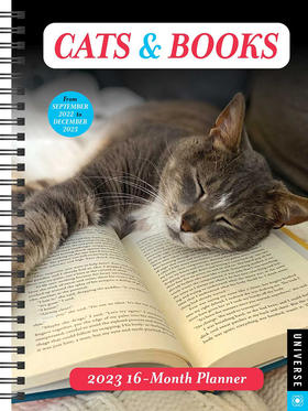 猫与书 2023年16个月计划本  Cats & Books 2023 16-Month Planner