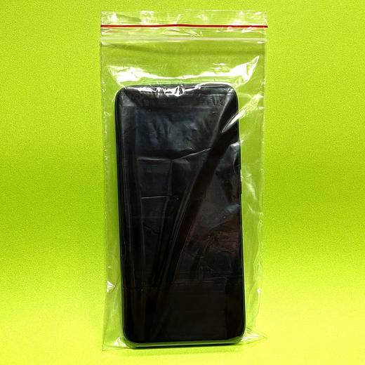 红边透明自封袋薄款触控更灵敏10*20一次性手机防尘防水密封小号塑料套封口可触屏包装袋子防疫100个/包 商品图2