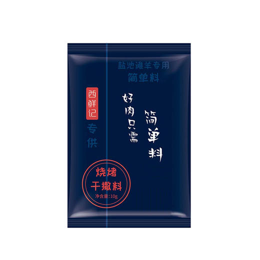 西鲜记 烧烤干撒料 10g*4包 烧烤季 商品图2