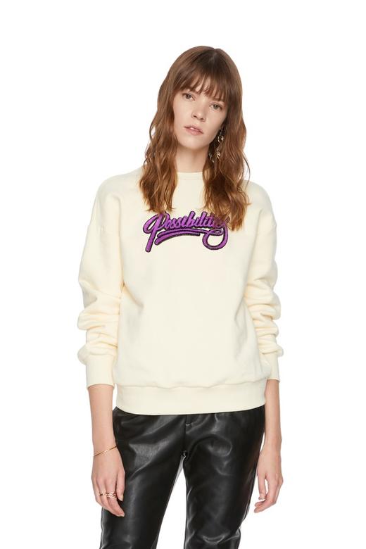 SUMMER & SAGE 字母饰套头卫衣 5471 商品图0