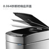【清仓特惠4.5折，仅1个，无货退款】优百纳极光高档电动感应智能垃圾桶不锈钢30L净味杀菌（月光银色） 商品缩略图2