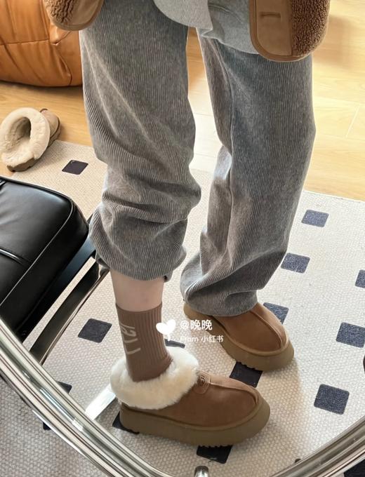 【女款】河南桑坡雪地靴 新款塔次特矮底/厚底3cm隆丰A级羊皮毛一体女款 商品图9