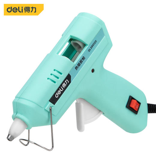 得力DL390120儿童款热熔胶枪20W(蓝) 商品图0
