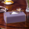 罗比罗丹蝶恋花纸巾盒家用客厅茶几创意办公室轻奢风抽纸盒 商品缩略图2