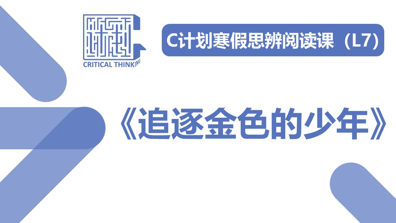 导读-《追逐金色的少年》