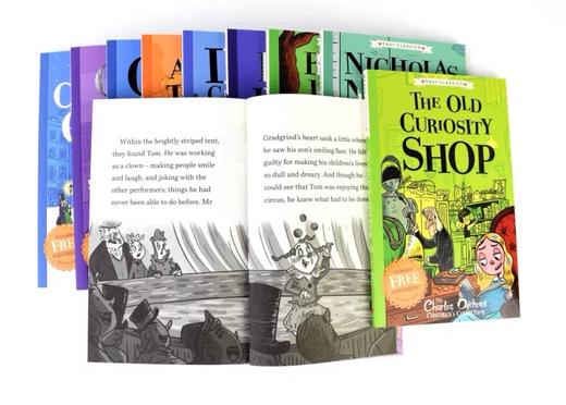 【7-12岁】查尔斯·狄更斯经典儿童版10册盒装 赠音频 商品图2