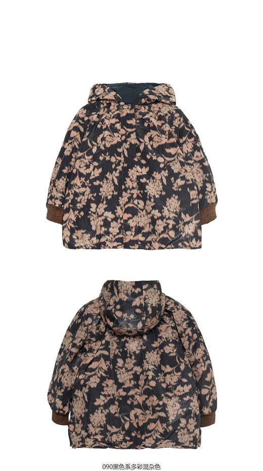 JNBY  22年冬款  印花中长款风衣  1MB910850 商品图6