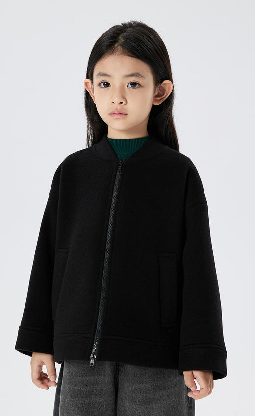 JNBY  22年冬款   耐磨易打理中长款呢大衣  1MA811650 商品图6