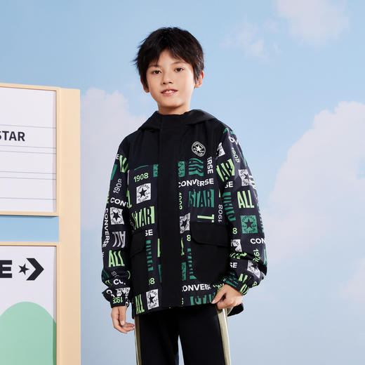 CONVERSE 春 大童小童 夹克 CNVB-LO-D709 商品图4