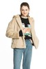 ZARA 米色连帽短绒外套 4373 商品缩略图0