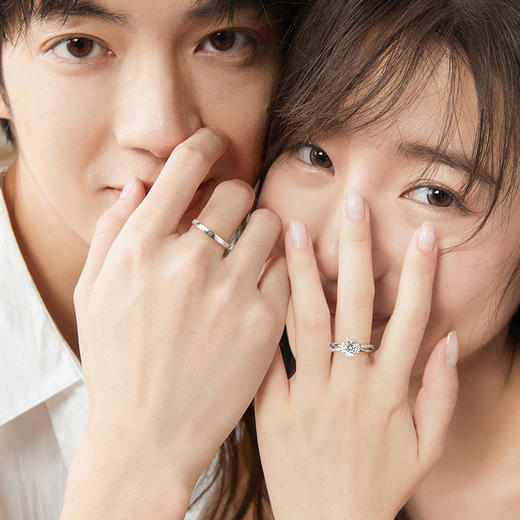 星萤【对戒】情侣戒指 送男友礼物女朋友生日礼物 商品图3