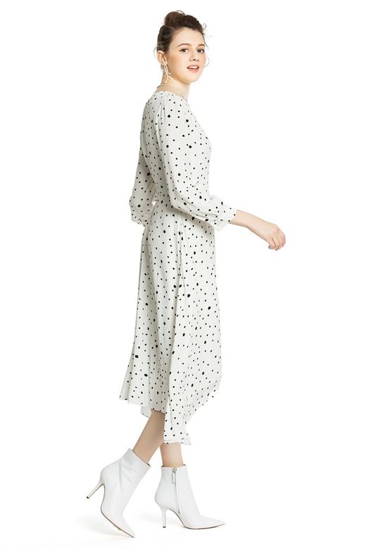 SUMMER & SAGE 不规则裙摆波点连衣裙 4298 商品图2