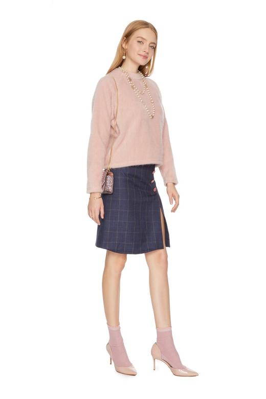 SUMMER & SAGE 简约粉色套头卫衣 5234 商品图3