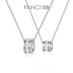 Fanci范琦【时光恋人系列】年轮情侣项链时尚轻奢小众礼物