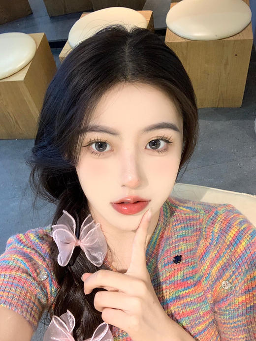 年抛 EallaGirl 奶油酱 14.2 着色13.4 细边灰 商品图7