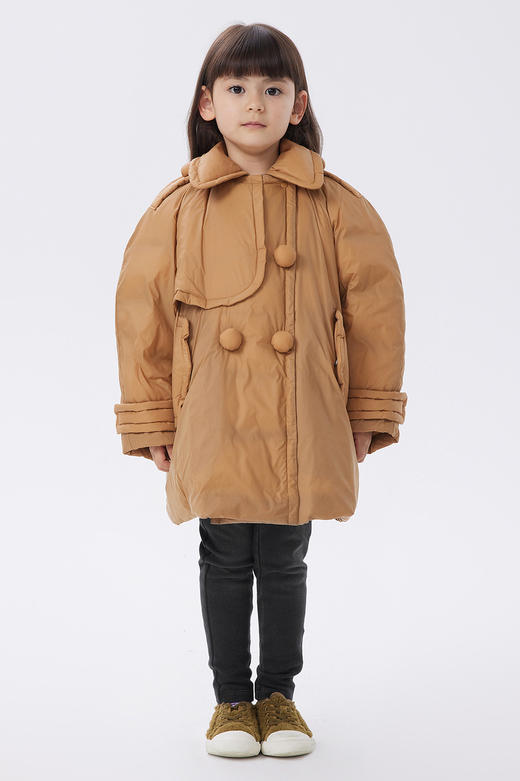 JNBY  22年冬款  风衣式长款羽绒服  1MAC11820 商品图0