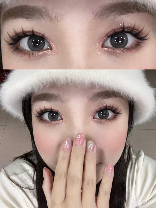 年抛 EallaGirl 奶油酱 14.2 着色13.4 细边灰 商品图3