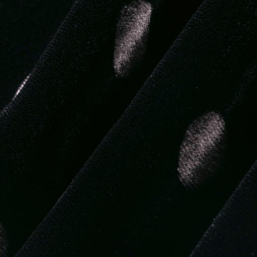 秋季真丝丝绒波点连衣裙女欧美气质订珠裙子中长裙WWM-81802 商品图5