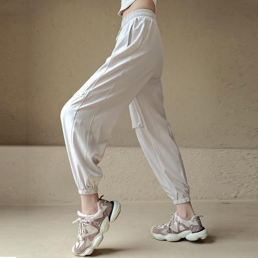 跃牌【禅语梵心系列】高腰运动长裤女秋冬宽松束脚休闲哈伦裤跑步速干舞蹈健身房瑜伽裤FX2040 商品图4