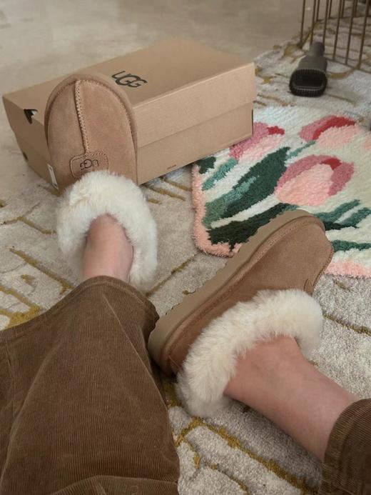 【女款】河南桑坡雪地靴 新款塔次特矮底/厚底3cm隆丰A级羊皮毛一体女款 商品图2