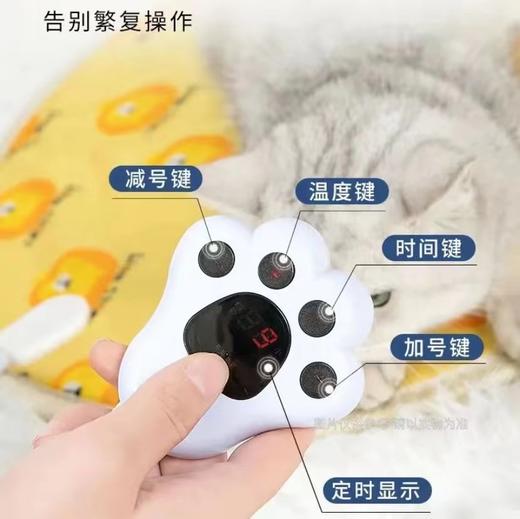 宠物恒温可定时电热毯狗狗加热防水垫猫咪保暖牛津布加热垫40cm*45cm 商品图1