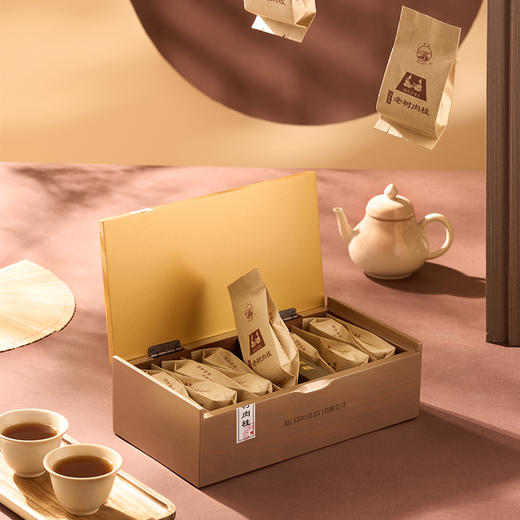 中茶 海堤茶叶 马头岩老树肉桂 AT018 礼盒装100g 商品图3