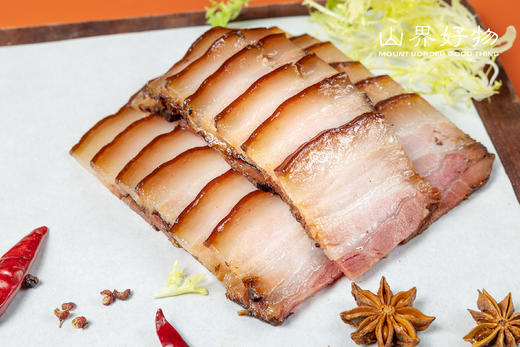 【山界腊味】川味香肠+广味香肠+五花腊肉各一袋组合套餐1500g 商品图2