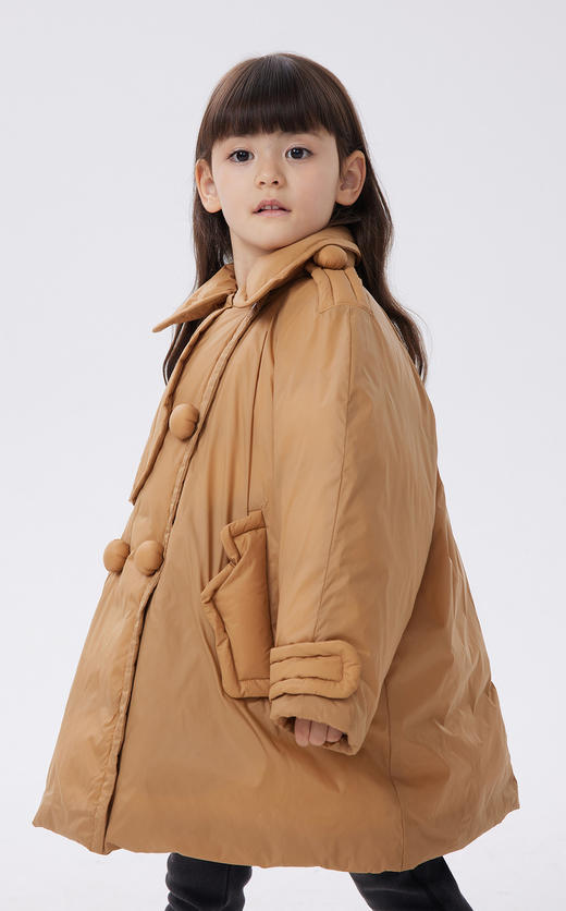 JNBY  22年冬款  风衣式长款羽绒服  1MAC11820 商品图3