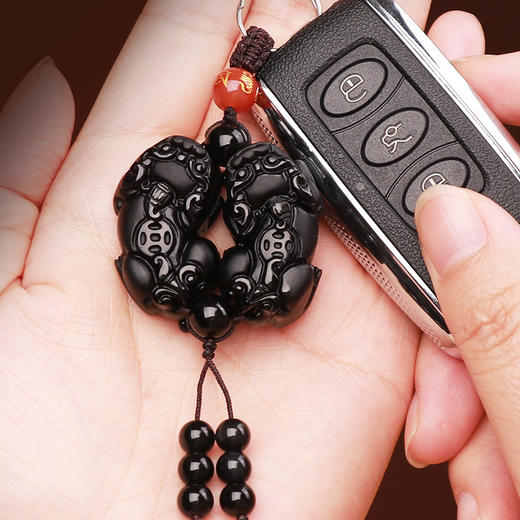 【黑曜石貔貅挂饰】 商品图2