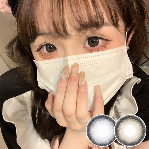 MIXLOOK / 奶油猪/椰子膏 / 2片入 / 美瞳年抛 / 14.5mm / 适中扩瞳粗边素颜提神明眸款 商品图1