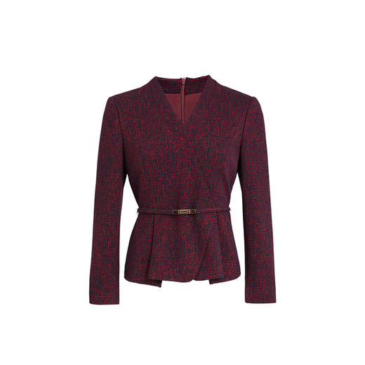 皮尔卡丹女装春秋新款淑女通勤优雅长袖上衣P2333U2990T0
 商品图4